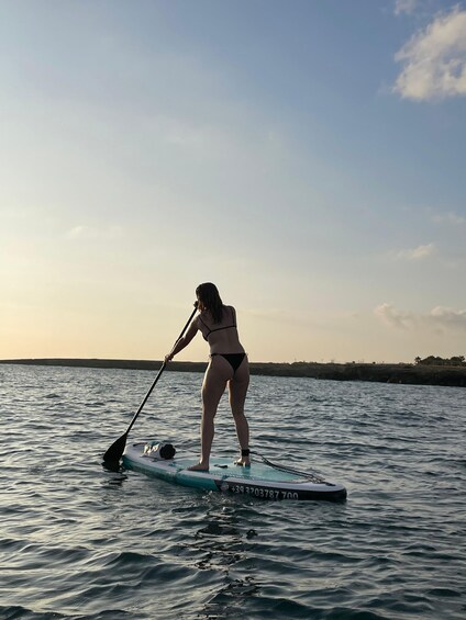 Picture 8 for Activity Sunrise in SUP with breakfast on board and private lesson