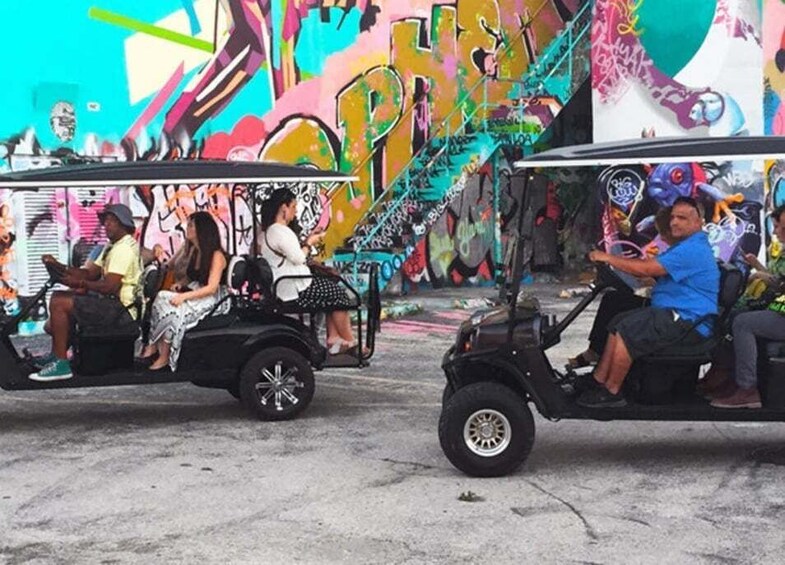 Picture 2 for Activity Miami: Wynwood Graffiti Brewery Golf Cart Tour