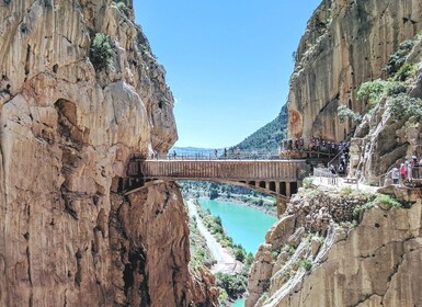 De Marbella ou Estepona : Caminito del Rey Excursion guidée d’une journée