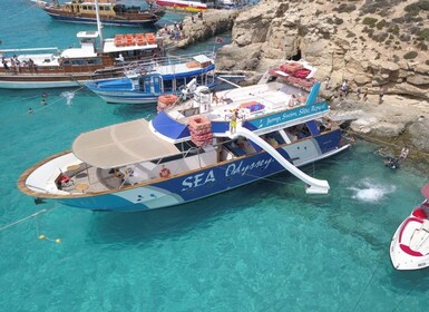 From Bugibba: Blue Lagoon Cruise with Swim & Snorkel