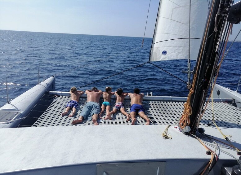 Picture 3 for Activity Playa Blanca: Private Catamaran Tour with SUP and Snorkeling