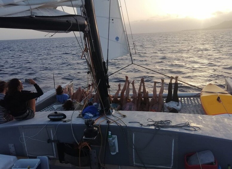 Picture 4 for Activity Playa Blanca: Private Catamaran Tour with SUP and Snorkeling