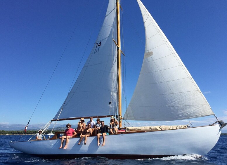 Classic Yacht Sailing in Cannes