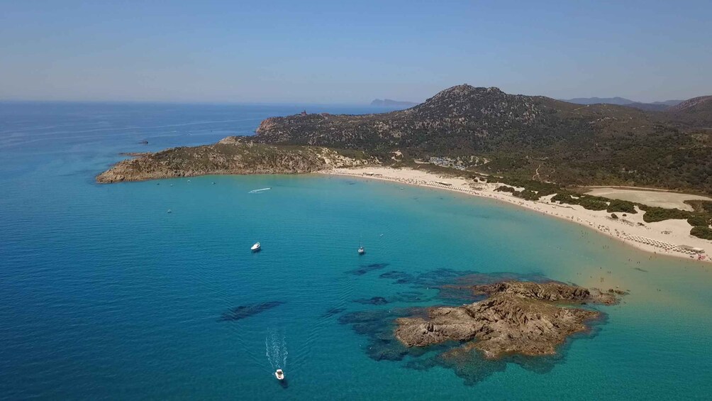 Picture 5 for Activity From Chia: Boat Ride to Cala Zafferano with Snorkeling