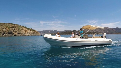 From Chia: Boat Ride to Cala Zafferano with Snorkeling