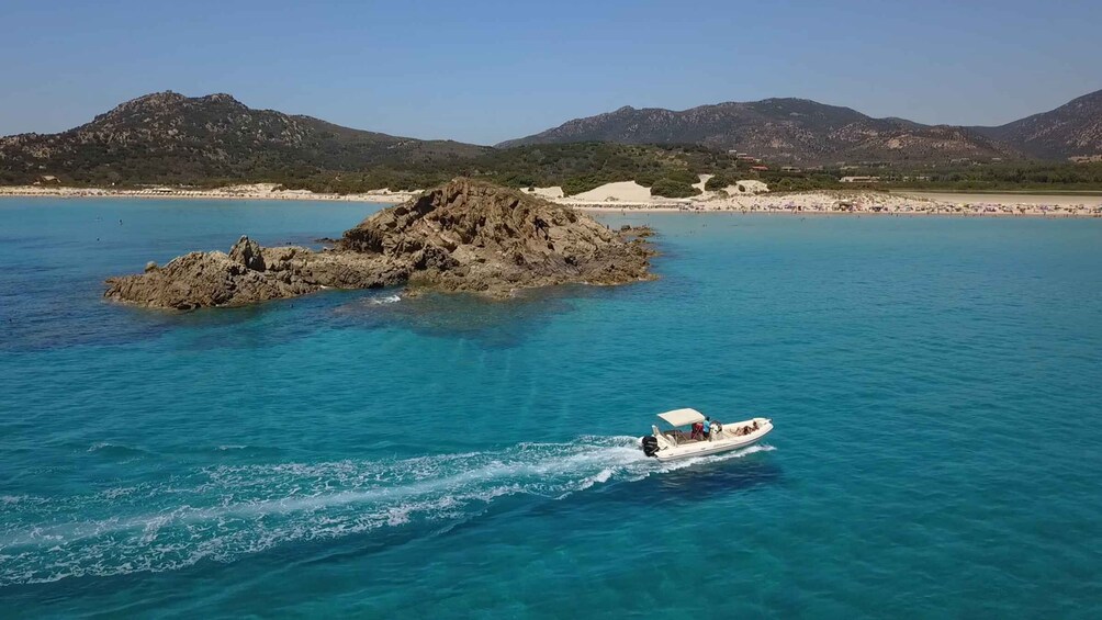 Picture 9 for Activity From Chia: Boat Ride to Cala Zafferano with Snorkeling