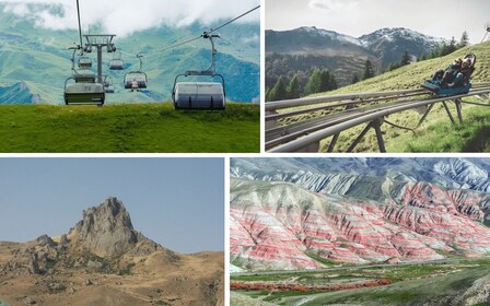 Bakou : Guba, sucre d'orge et montagne Shahdag complexe touristique excursi...