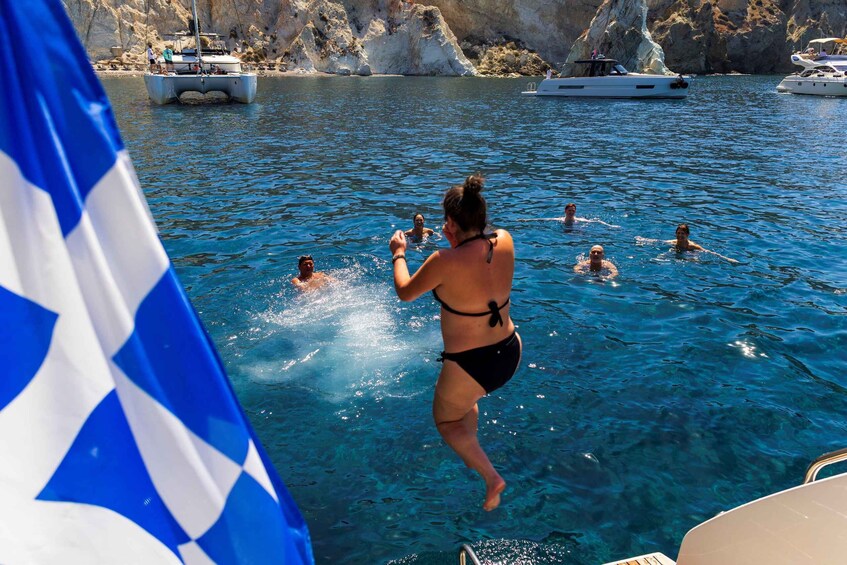 Picture 7 for Activity Santorini: Exclusive Private Cruise Aboard a Lagoon 42