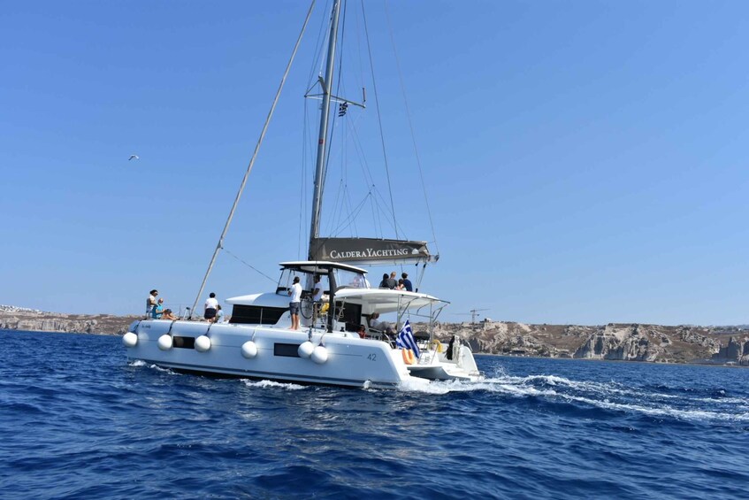 Picture 7 for Activity Santorini: All-Inclusive Private Luxury Catamaran Cruise