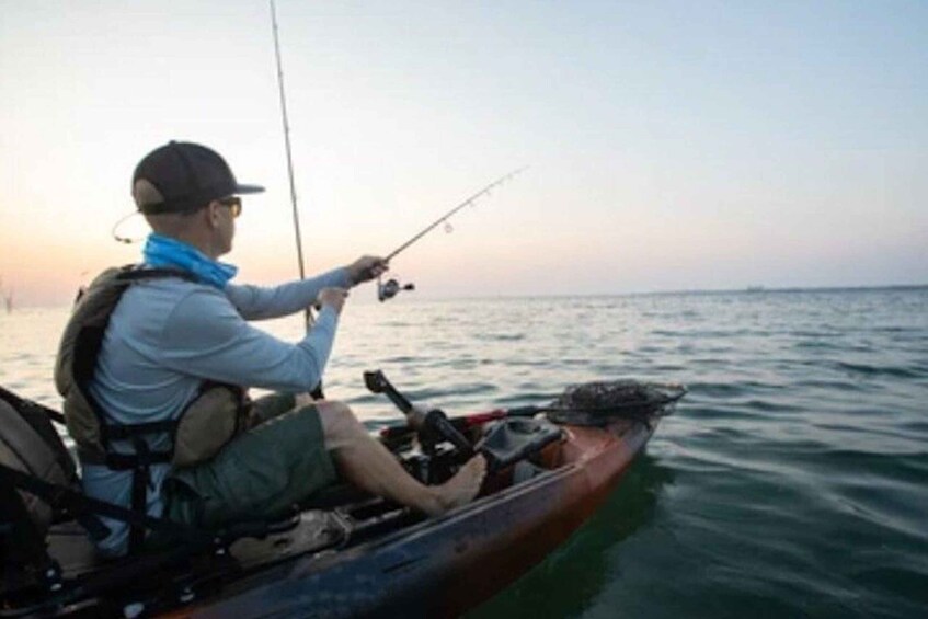 Picture 1 for Activity New Orleans: Kayak Fishing Charter in Bayou Bienvenue