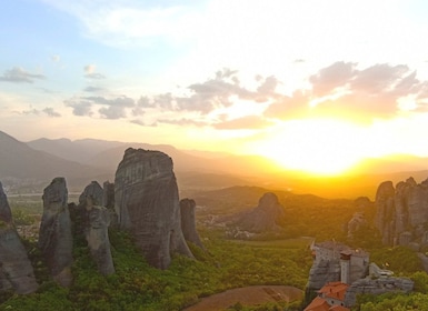 Meteora Sunset with Photos Stops & to the Cave of St. George