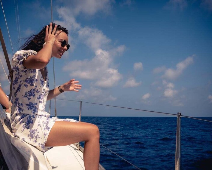 Picture 6 for Activity Ibiza: Midday or Sunset Sailing with Snacks and Open Bar