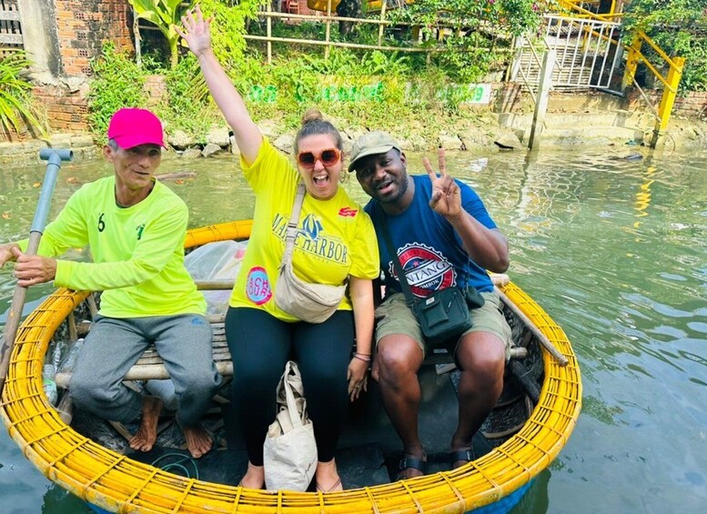 Da Nang/Hoi An:Experience Basket Boat ride in Coconut Forest