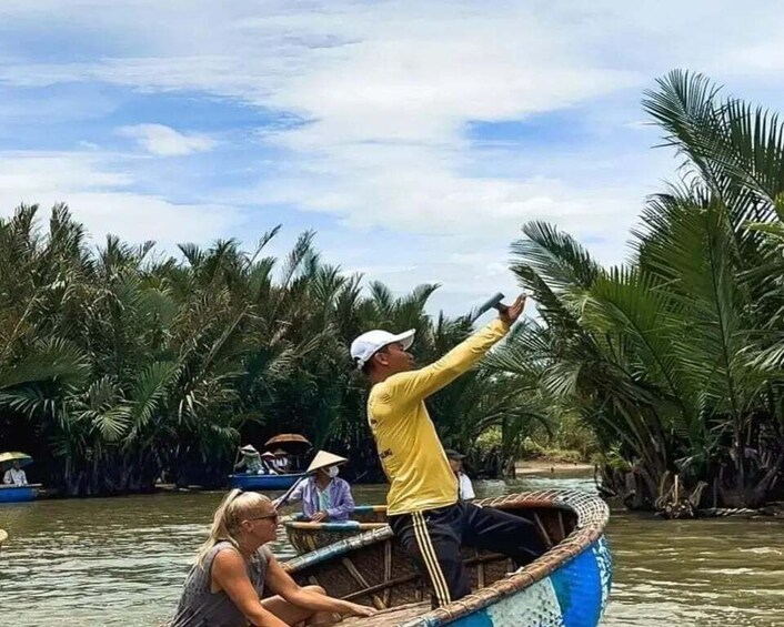 Picture 4 for Activity Da Nang/Hoi An:Experience Basket Boat ride in Coconut Forest