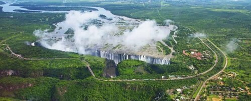 Cataratas Victoria: Excursión panorámica de un día, almuerzo y vuelo en hel...