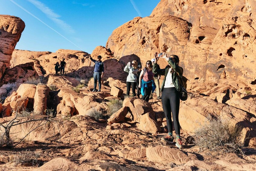 Picture 11 for Activity Las Vegas: Valley of Fire Guided Hike with Drinks and Snacks