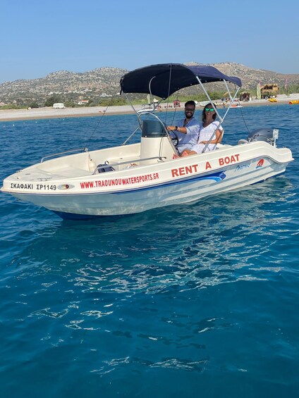 Picture 1 for Activity Traganou Beach: Small Boat Rental without License