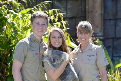 De Sunshine Coast : Billet d’entrée au zoo d’Australie et transfert