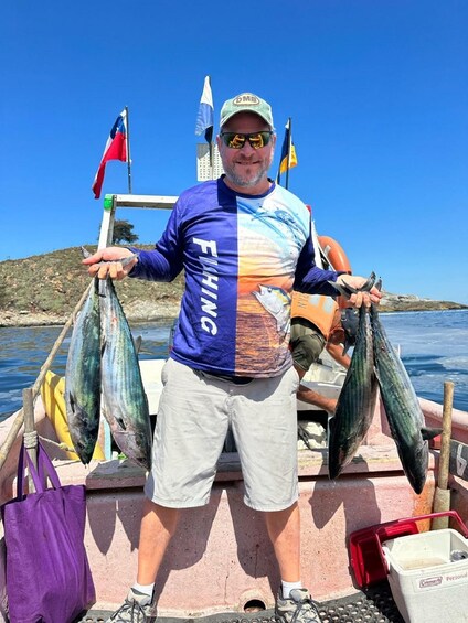 Picture 1 for Activity Sport Fishing by Boat & Chilean Empanadas From Valpara