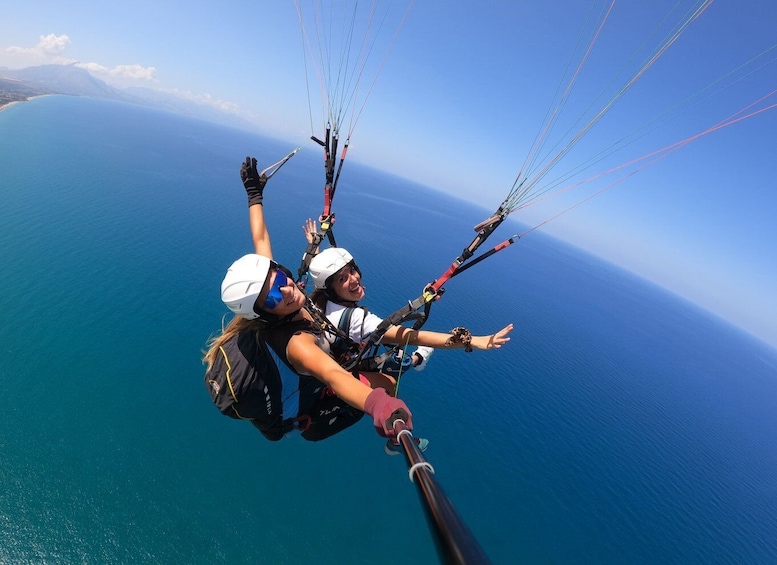Picture 1 for Activity Taormina: Paragliding Tour with Instructor and GoPro Video