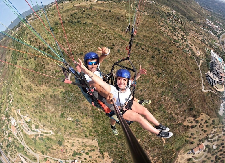 Picture 7 for Activity Taormina: Paragliding Tour with Instructor and GoPro Video