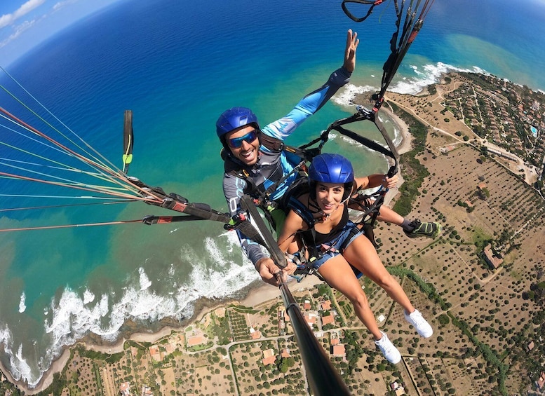 Picture 3 for Activity Taormina: Paragliding Tour with Instructor and GoPro Video