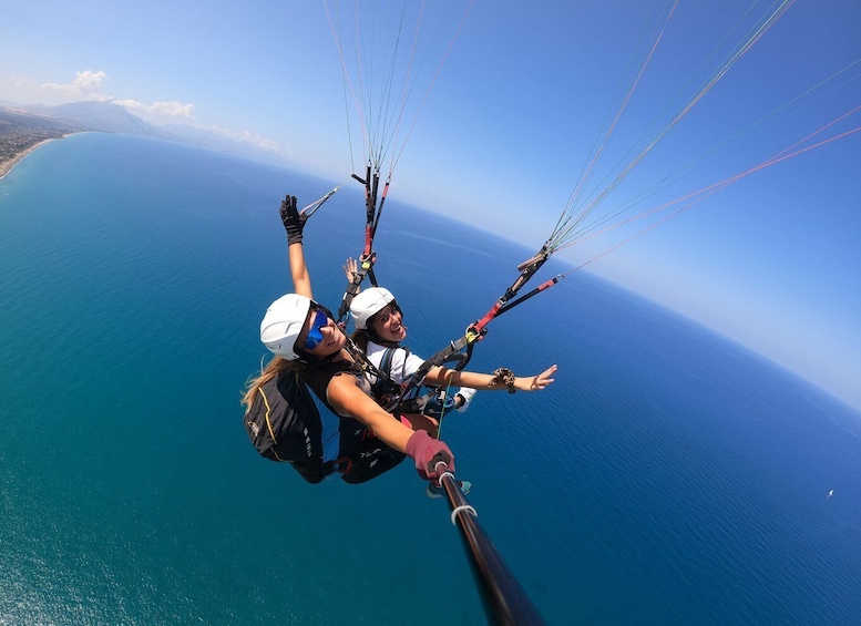 Picture 1 for Activity Taormina: Paragliding Tour with Instructor and GoPro Video