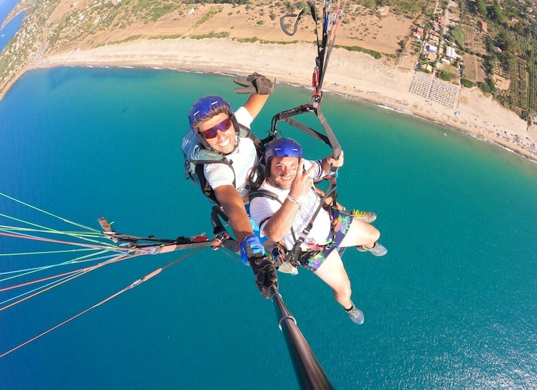 Picture 2 for Activity Taormina: Paragliding Tour with Instructor and GoPro Video