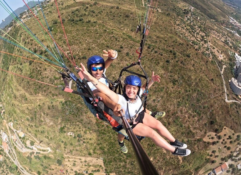 Picture 7 for Activity Taormina: Paragliding Tour with Instructor and GoPro Video