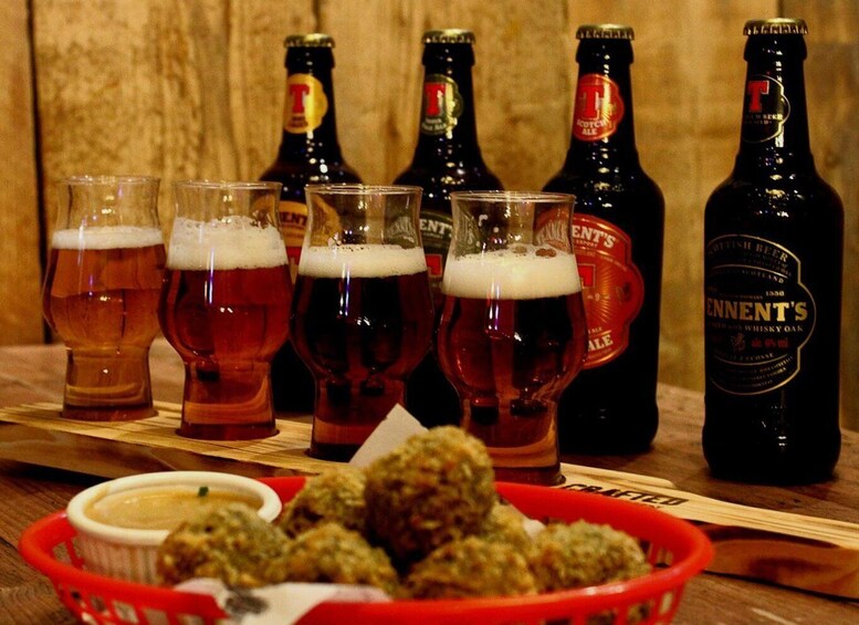 Picture 8 for Activity Glasgow: Beer Flight with a Haggis Taster in a Glasgow pub