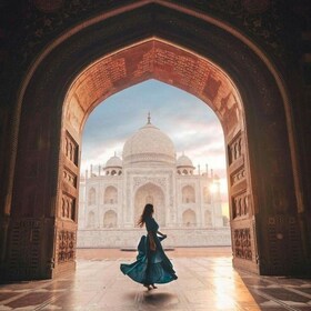 Visite privée tout compris du Taj Mahal et d’Agra avec transferts