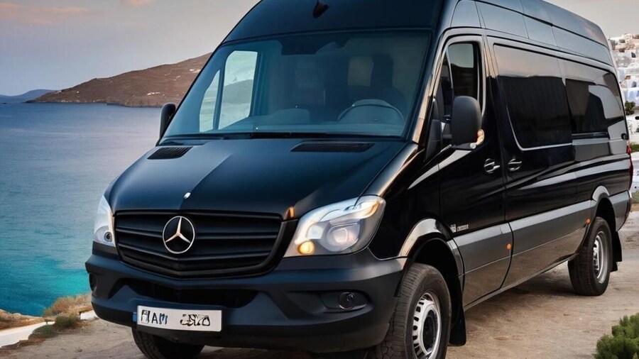 Private Transfer:From your Villa to Nammos with mini bus