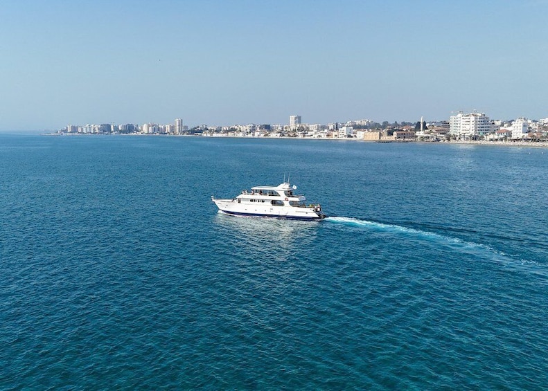 Picture 2 for Activity Larnaca: Glass Bottom Boat Bay Cruise with Snorkeling