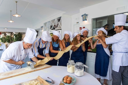 Praiano : Cours de cuisine et dîner avec vue sur la mer