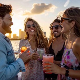 Miami: Sip & Sea Cocktail Cruise with Bar on Board