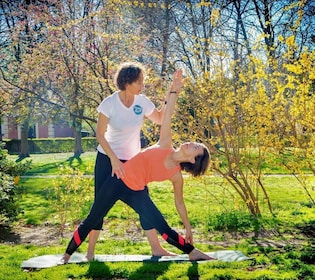 Madrid: Flow Yoga class in Retiro Park