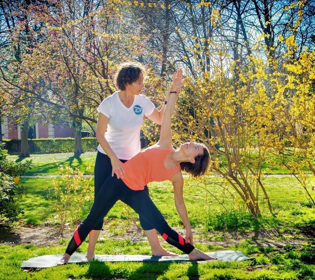 Madrid: Flow Yoga class in Retiro Park