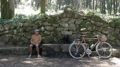 Lissabon: Guidad rundtur i Monsantoparken med veterancykel