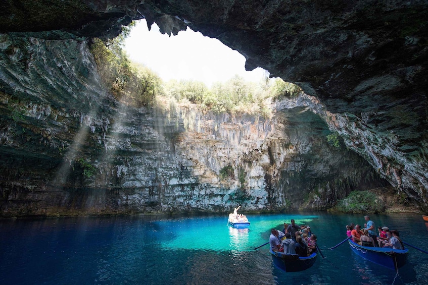 Picture 7 for Activity Private Tour: Melissani, Drogarati & Antisamos Swim Stop