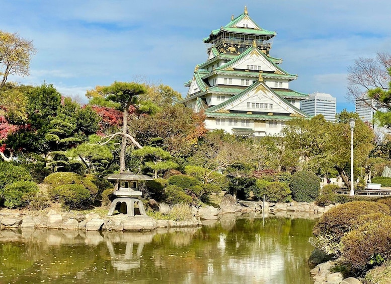 Osaka: Osaka Castle - Tsuruhashi - Tennoji (Spanish Guide)