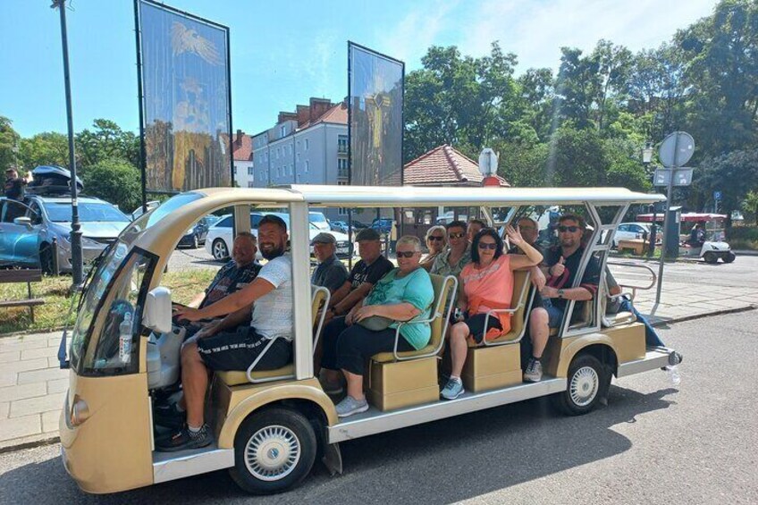 Gdansk Private City Tour with Electric Cart Live Guided