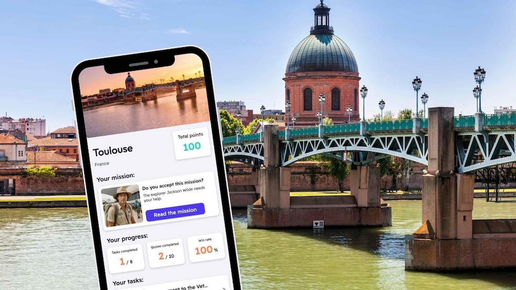 Toulouse: City Exploration Game and Tour on your Phone