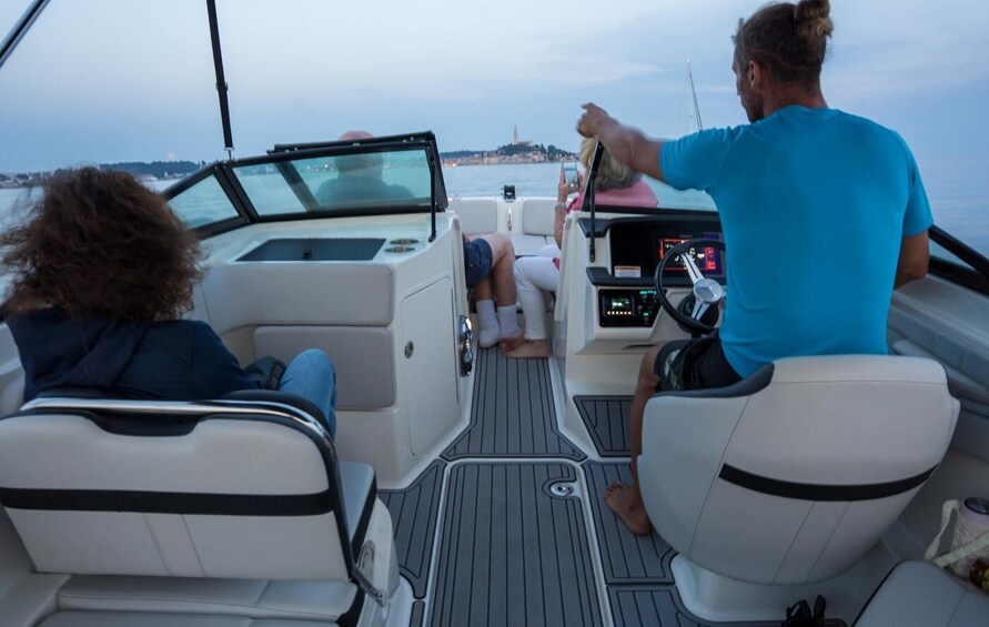 Picture 1 for Activity Rovinj: Sunrise Dolphins & Fishermen at Work Speedboat Tour