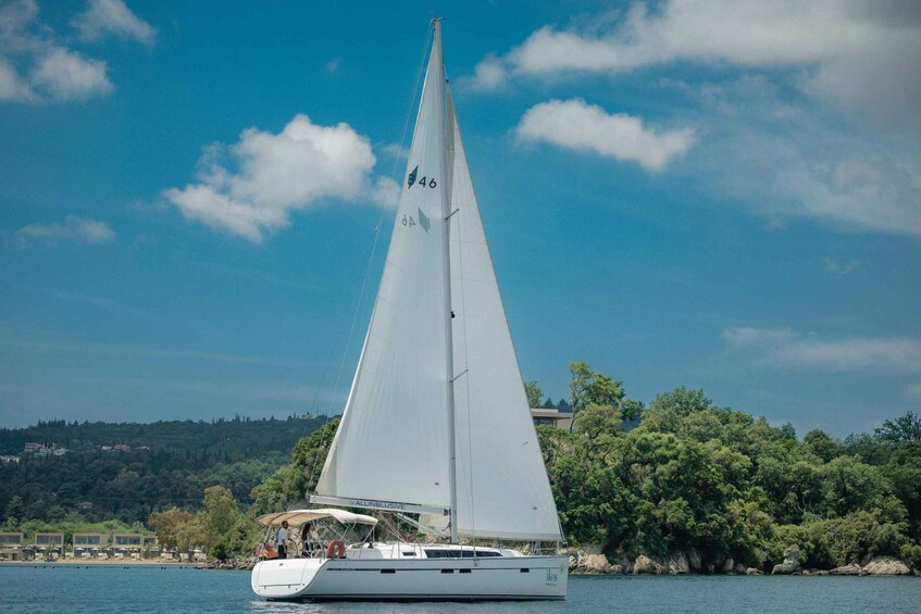 Picture 6 for Activity Corfu:Private Full-Day Sail Boat Cruise with Snacks & Drinks