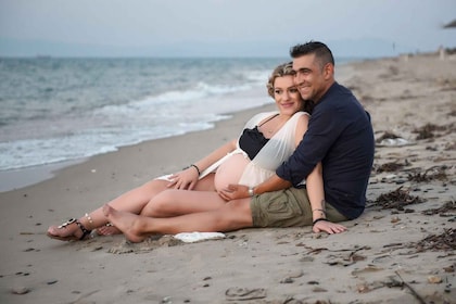 Photo shoot on the beach