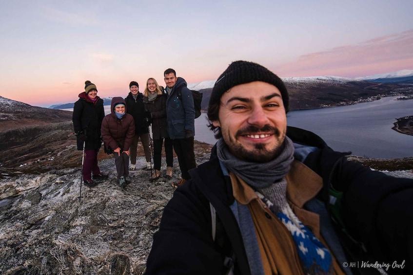 Picture 3 for Activity From Tromsø: Kvaløya Fjord Hike with Snack and Photos