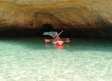 Albufeira: Kayak Tour of Hidden Caves and Secret Beaches