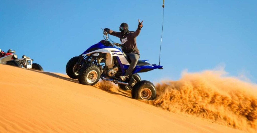 Picture 1 for Activity Jeddah: Guided Desert Quad Bike Safari with Bedouin Treats