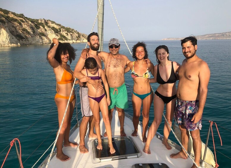 Picture 6 for Activity Chania: Private Sailing Cruise with Food & Unlimited Drinks