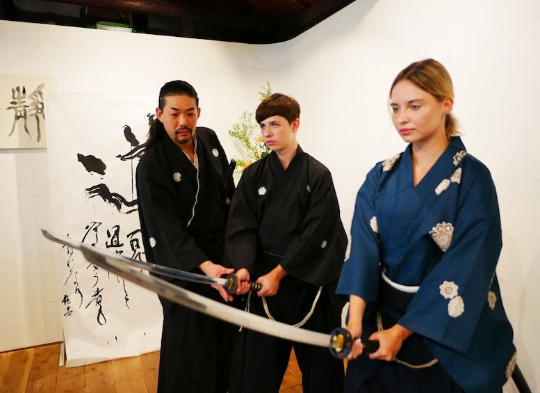 Picture 1 for Activity Tokyo : Authentic Samurai Experience in a Private Space.